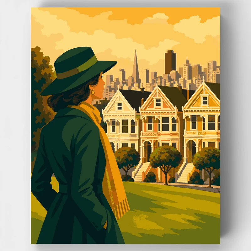 San Francisco Views - Paint by Numbers Kit