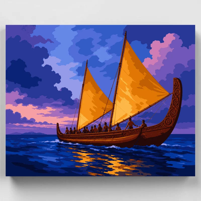 Pacific Wayfinders - Paint by Numbers Kit