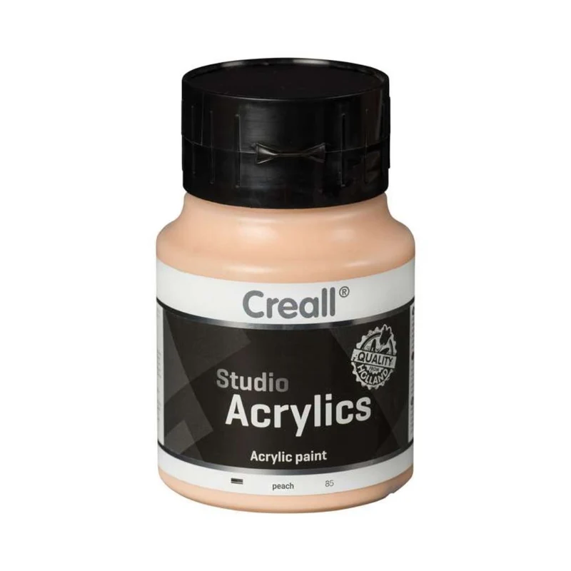 Creall | Studio Acrylics Acrylfarbe 500ml Flasche Wasserbasiert, schnell trocknend, Wasserfest & Mischbar