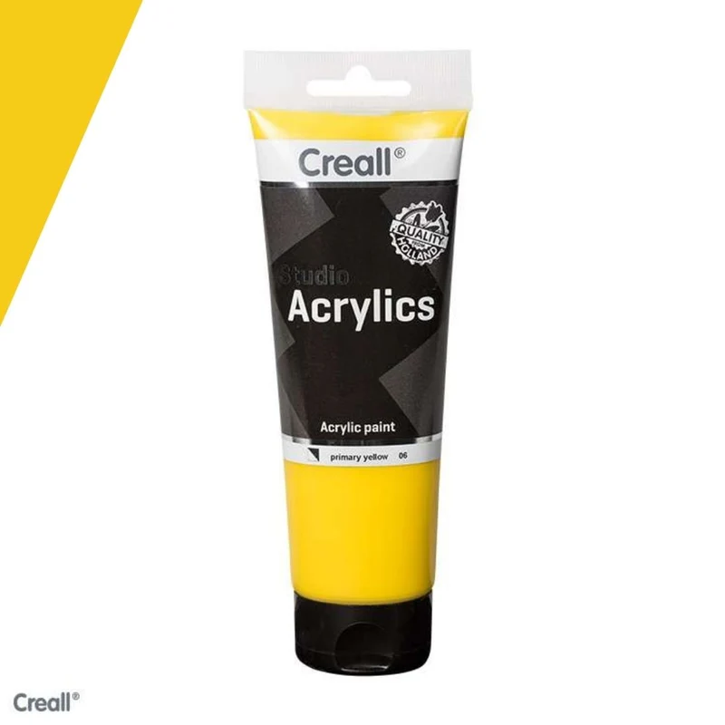 Creall | Studio Acrylics Acrylfarbe 250ml Tube Wasserbasiert, schnell trocknend, Wasserfest & Mischbar