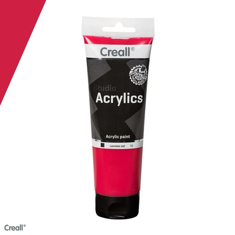 Creall | Studio Acrylics Acrylfarbe 250ml Tube Wasserbasiert, schnell trocknend, Wasserfest & Mischbar