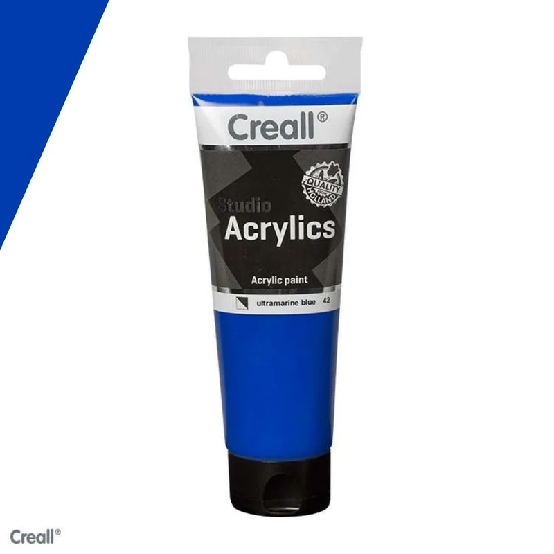 Creall | Studio Acrylics Acrylfarbe 250ml Tube Wasserbasiert, schnell trocknend, Wasserfest & Mischbar