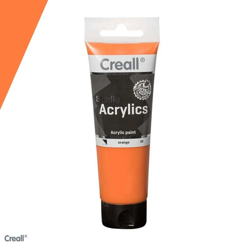 Creall | Studio Acrylics Acrylfarbe 120ml Tube Wasserbasiert, schnell trocknend, Wasserfest, Mischbar