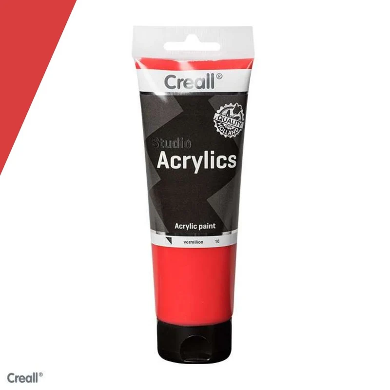 Creall | Studio Acrylics Acrylfarbe 120ml Tube Wasserbasiert, schnell trocknend, Wasserfest, Mischbar