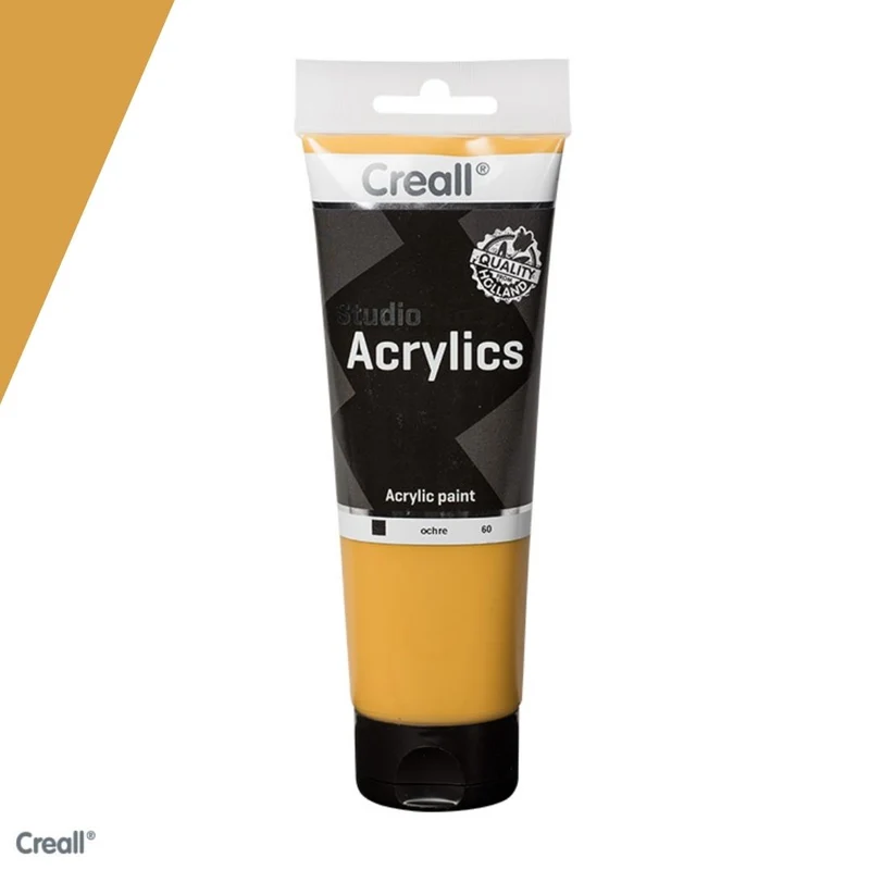 Creall | Studio Acrylics Acrylfarbe 120ml Tube Wasserbasiert, schnell trocknend, Wasserfest, Mischbar