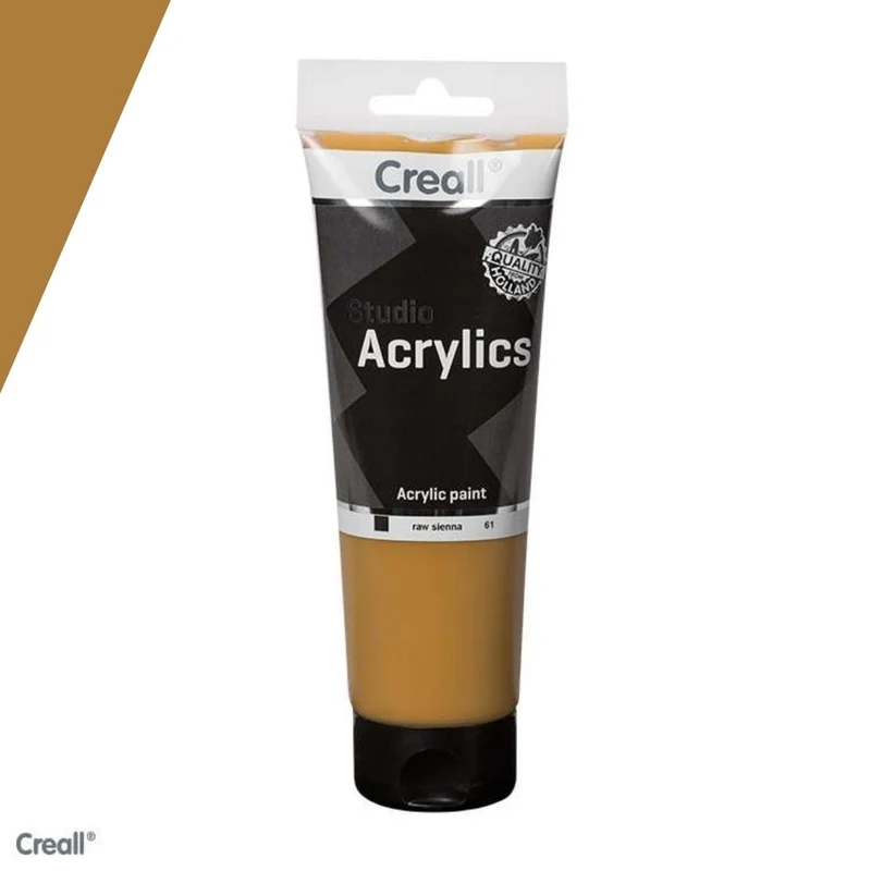 Creall | Studio Acrylics Acrylfarbe 120ml Tube Wasserbasiert, schnell trocknend, Wasserfest, Mischbar