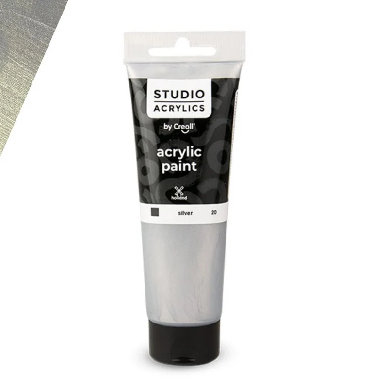 Creall | Studio Acrylics Acrylfarbe 120ml Tube Wasserbasiert, schnell trocknend, Wasserfest, Mischbar