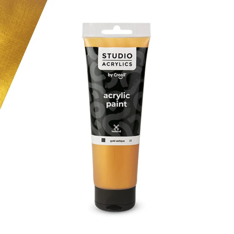 Creall | Studio Acrylics Acrylfarbe 120ml Tube Wasserbasiert, schnell trocknend, Wasserfest, Mischbar