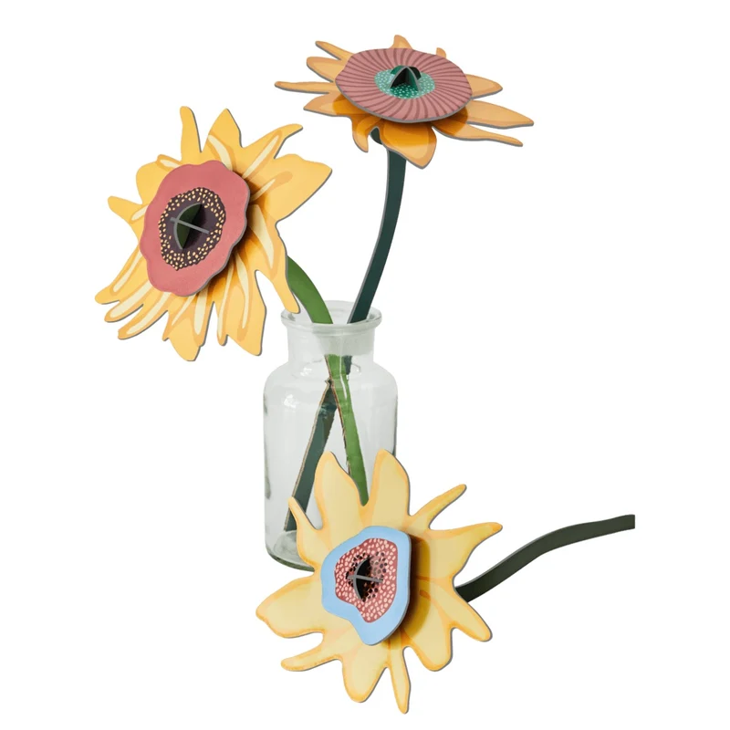 Wanddeko “Van Gogh Sunflowers” | Kunstklassiker in 3D | studio ROOF