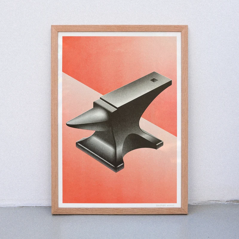 Amboss (DIN A3) | Edition SCHEE | Risographie