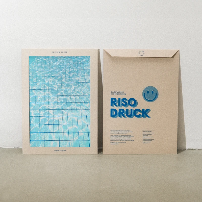 Pool (DIN A3) | Edition SCHEE | Risographie
