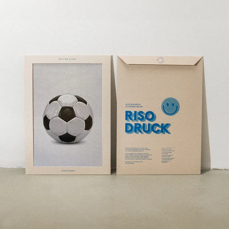 Fußball (DIN A3) | Edition SCHEE | Risographie