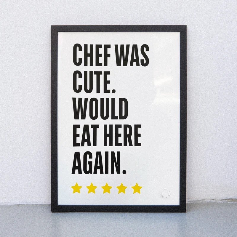 Cute Chef (DIN A3) | Edition SCHEE | Siebdruck