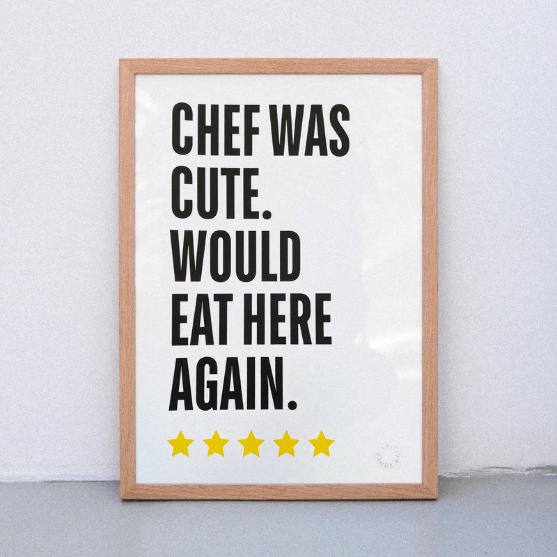 Cute Chef (DIN A3) | Edition SCHEE | Siebdruck