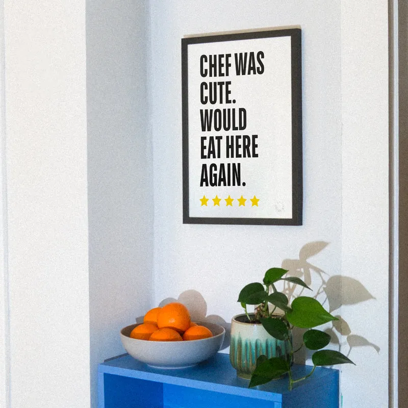 Cute Chef (DIN A3) | Edition SCHEE | Siebdruck