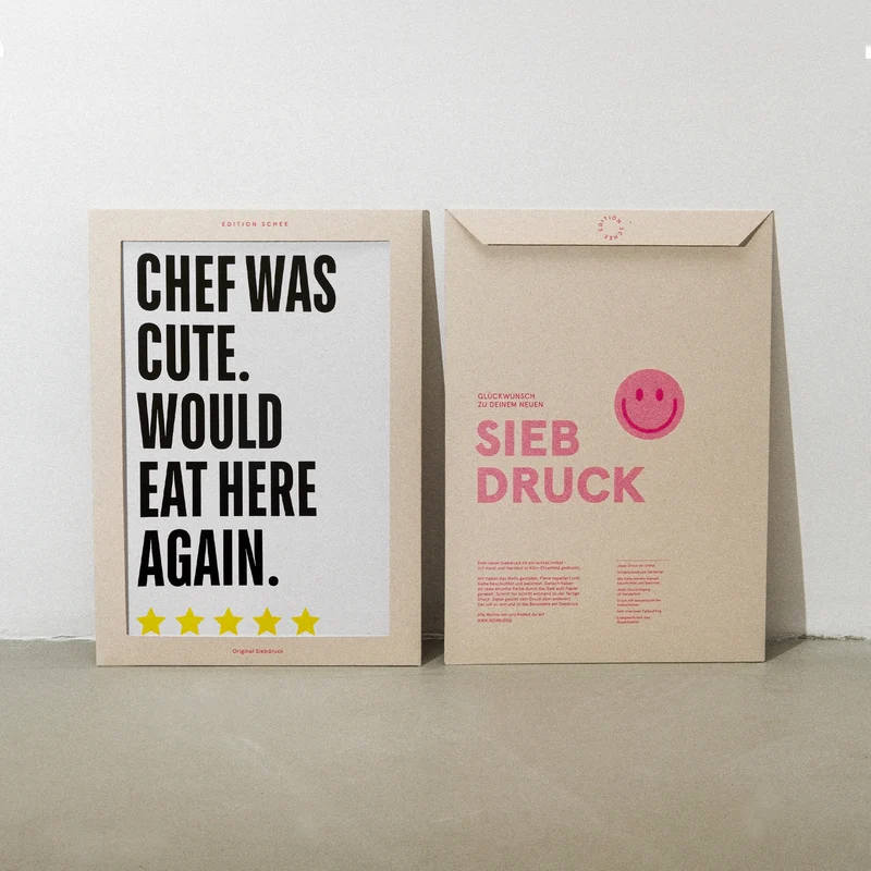 Cute Chef (DIN A3) | Edition SCHEE | Siebdruck