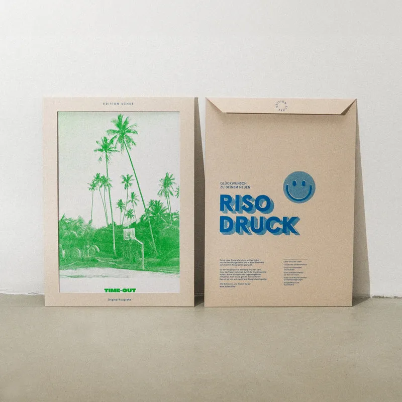 Time out (DIN A3) | Edition SCHEE | Risographie