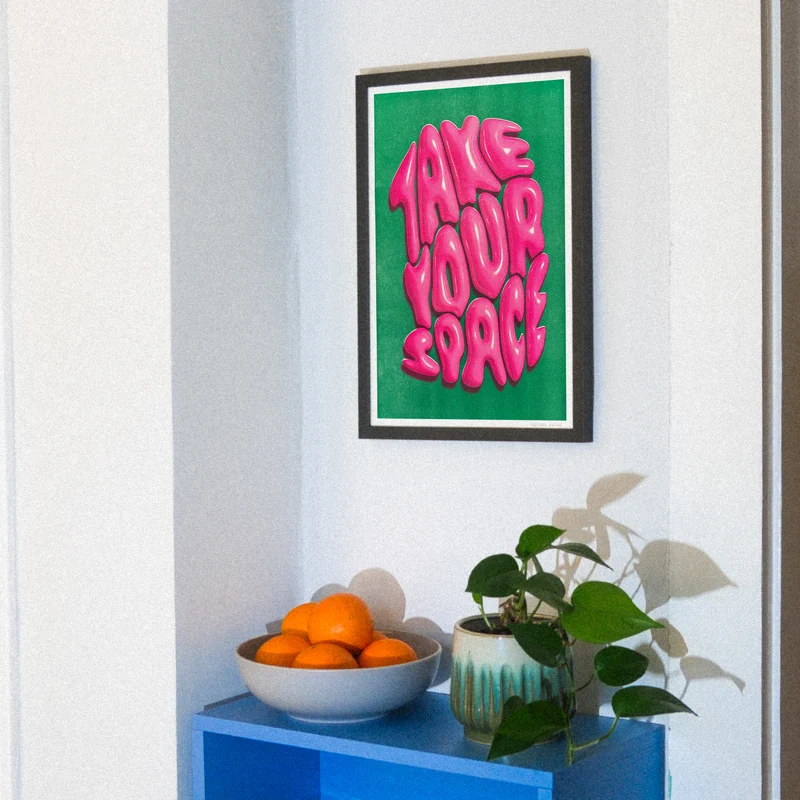 Take your space (DIN A3) | Edition SCHEE | Risographie
