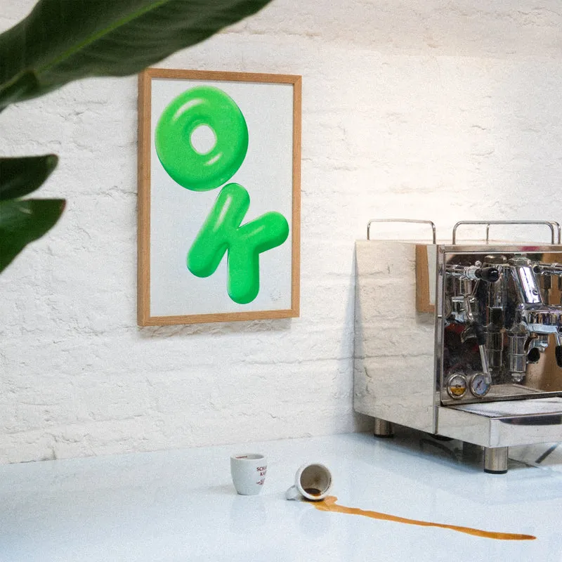 OK (DIN A3) | Edition SCHEE | Risographie