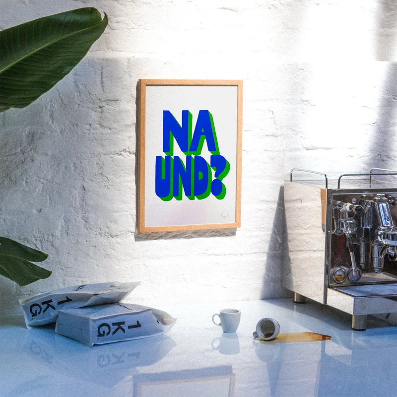 Na und? (DIN A3) | Edition SCHEE | Siebdruck