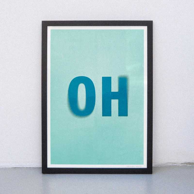 OH (DIN A3) | Edition SCHEE | Risographie