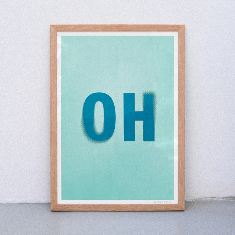 OH (DIN A3) | Edition SCHEE | Risographie