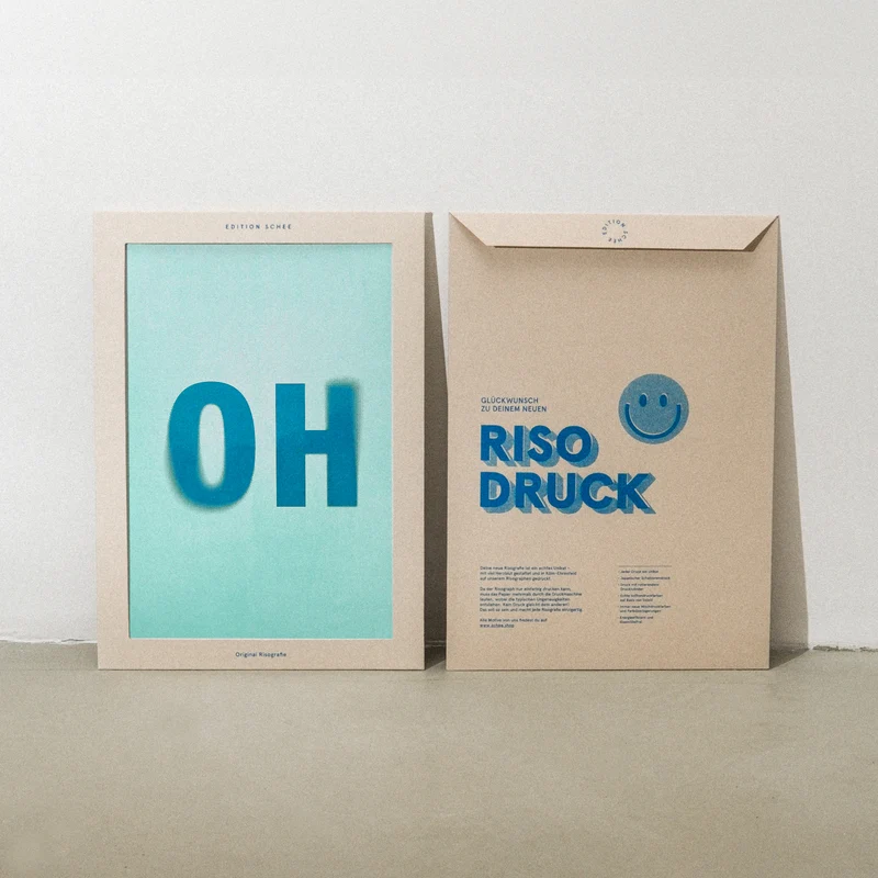 OH (DIN A3) | Edition SCHEE | Risographie