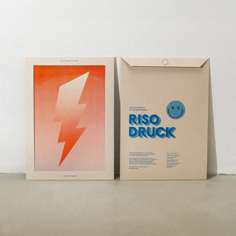 Riso-Flash (DIN A3) | Edition SCHEE | Risographie