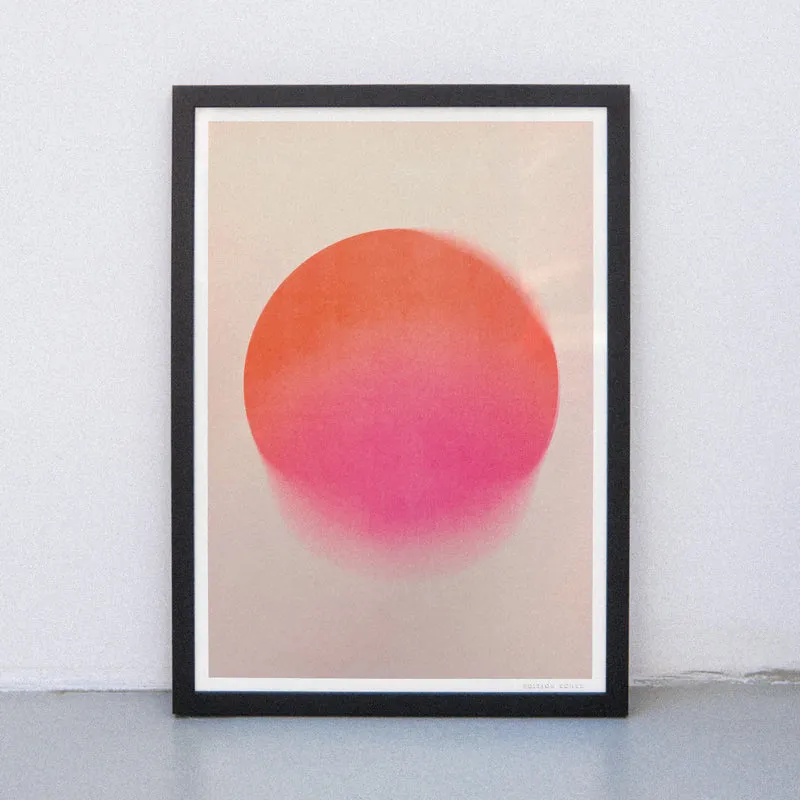 Melting Sun (DIN A3) | Edition SCHEE | Risographie