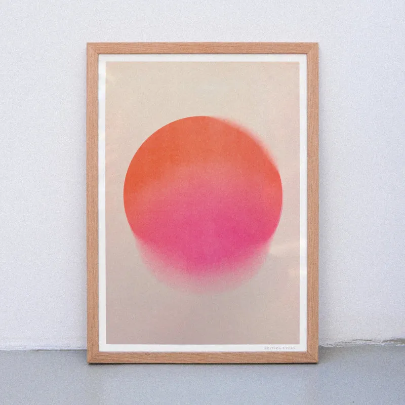 Melting Sun (DIN A3) | Edition SCHEE | Risographie