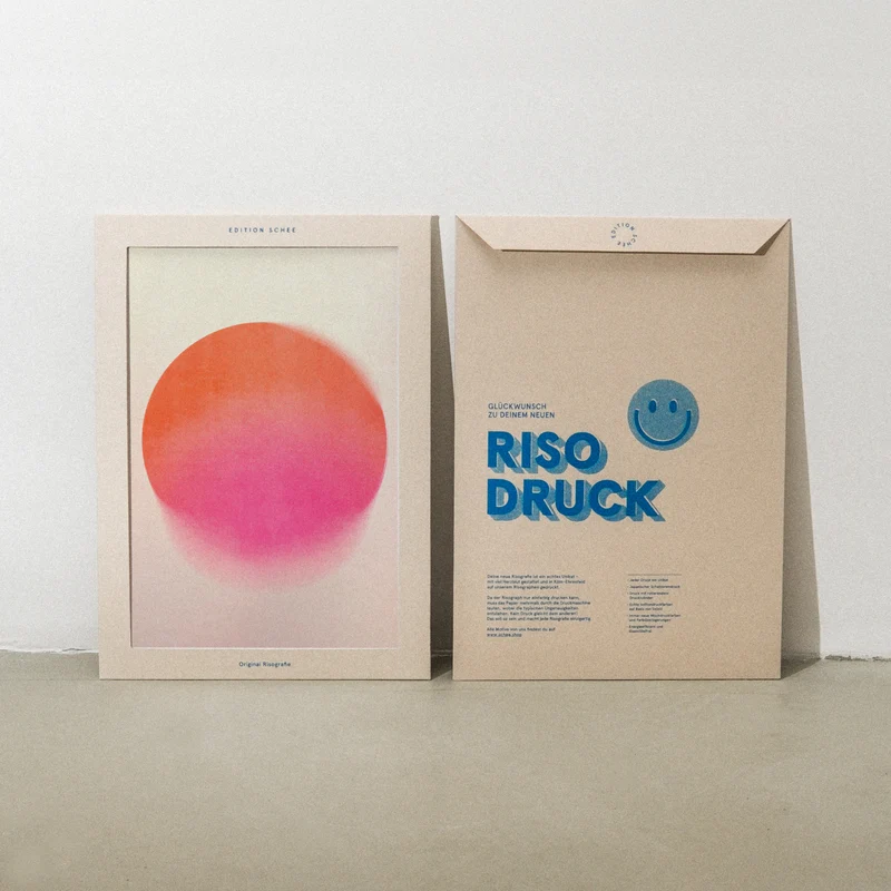 Melting Sun (DIN A3) | Edition SCHEE | Risographie