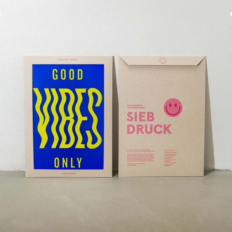 Good vibes (DIN A3) | Edition SCHEE | Siebdruck