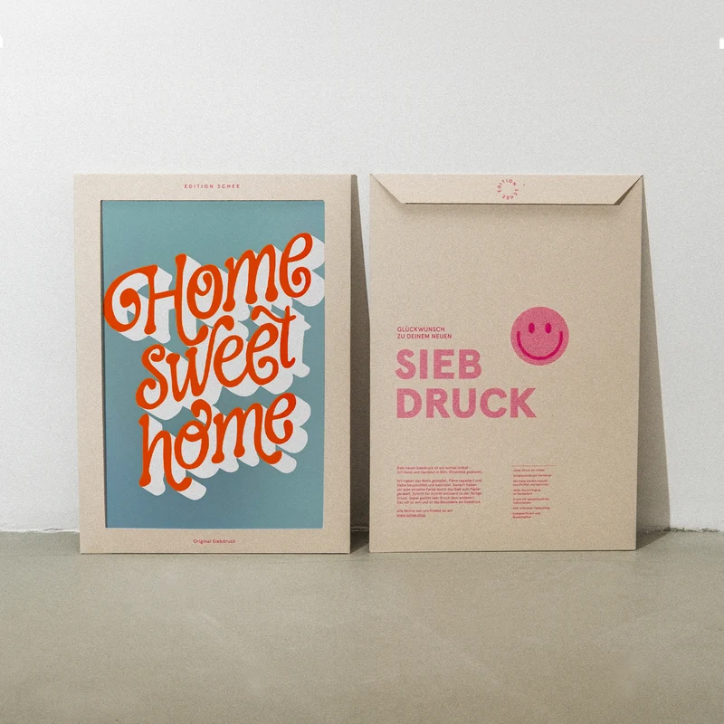Home sweet home (DIN A3) | Edition SCHEE | Siebdruck