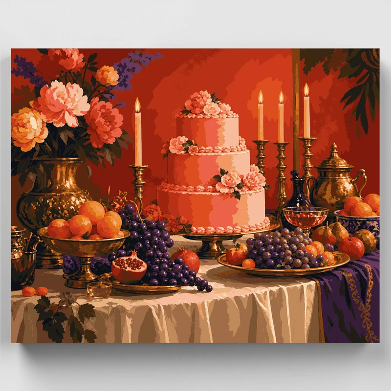 Festive Celebration Table - Paint by Numbers Kit
