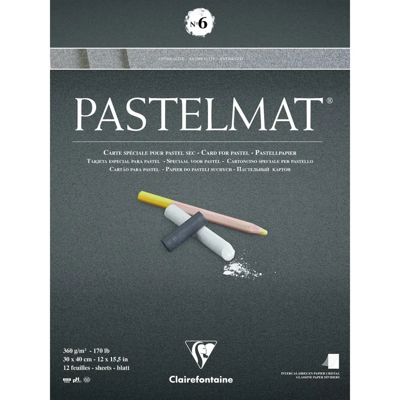 Clairefontaine Pastelmat blok br. 360 g 12 listova 30 x ljepljen
