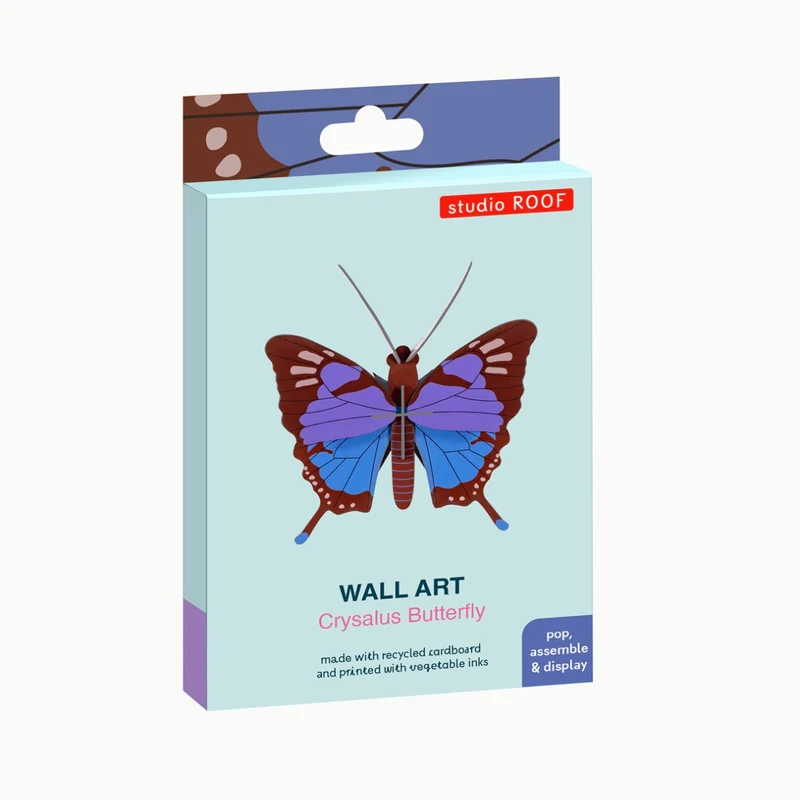 Wanddeko “Crysalus Butterfly” | Detailreiche Wandkunst | studio ROOF