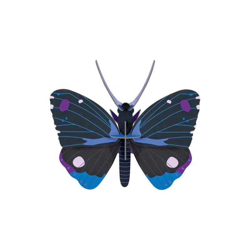 Wanddeko “Blue Diadem Butterfly” | 3D Schmetterling | studio ROOF