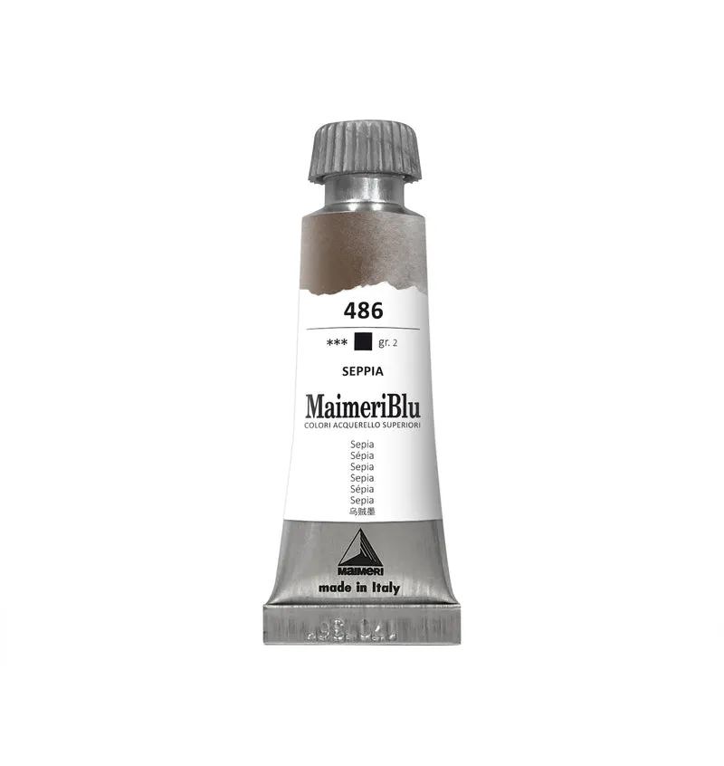 Colore ad acquerello professionale MAIMERI Maimeri Blu 12 ml