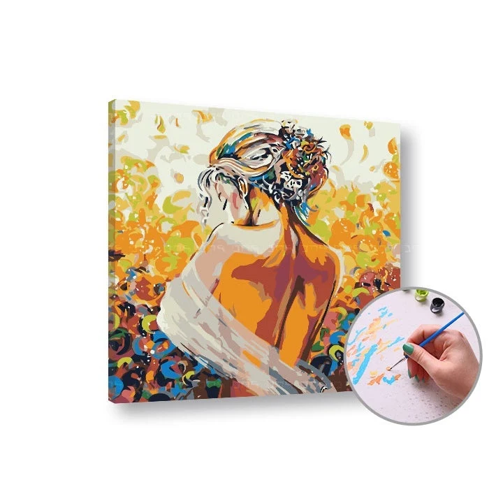 Paint by Numbers - Жена - Средна трудност