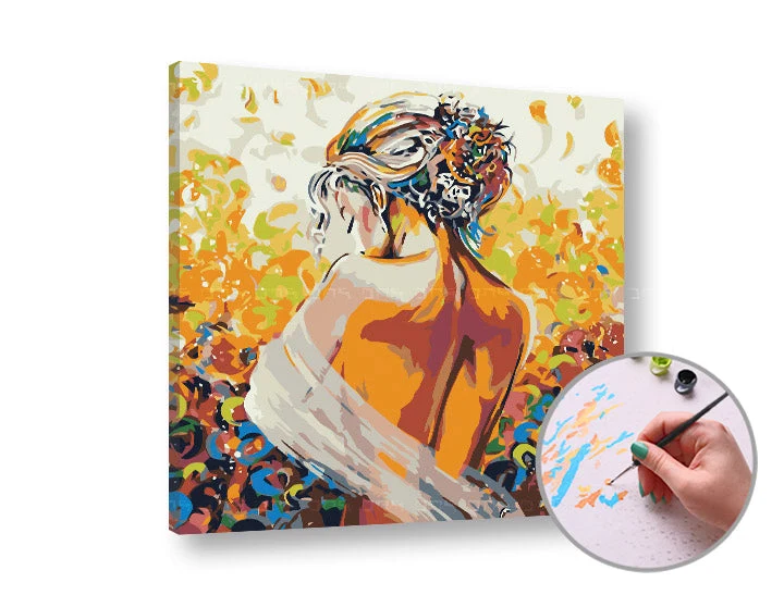 Paint by Numbers - Жена - Средна трудност