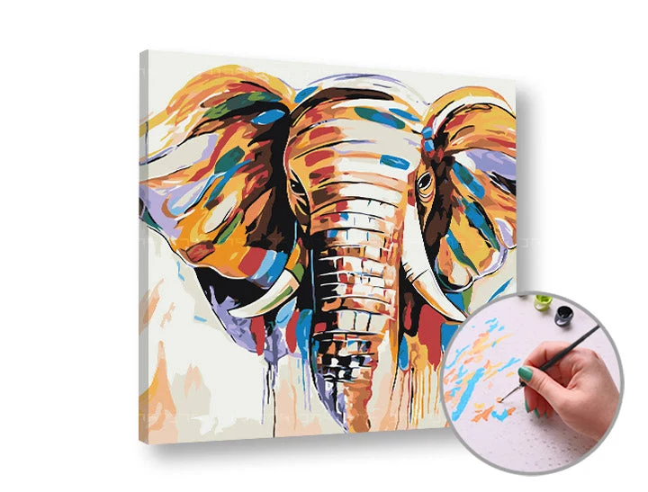 Paint by Numbers - Слон, Средна трудност