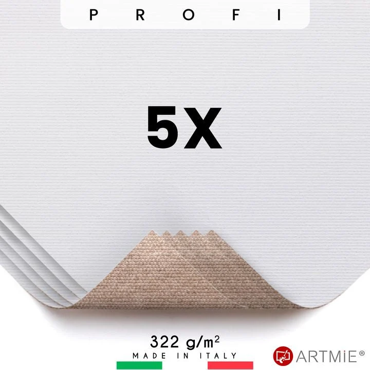 Образци на платно за рисуване ARTMIE Profi - 5 бр.