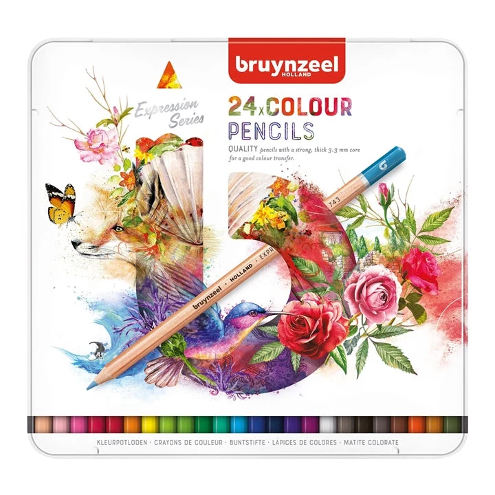 Моливи bruynzeel Expression Series в метална опаковка