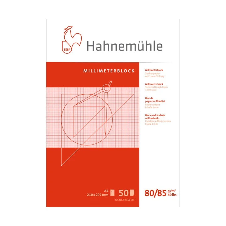 Милиметрово хартиено блокче от HAHNEMÜHLE