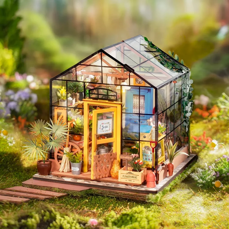 DIY-Set Rolife “Cathy's Flower House” | Holz | Romantisch & Filigran
