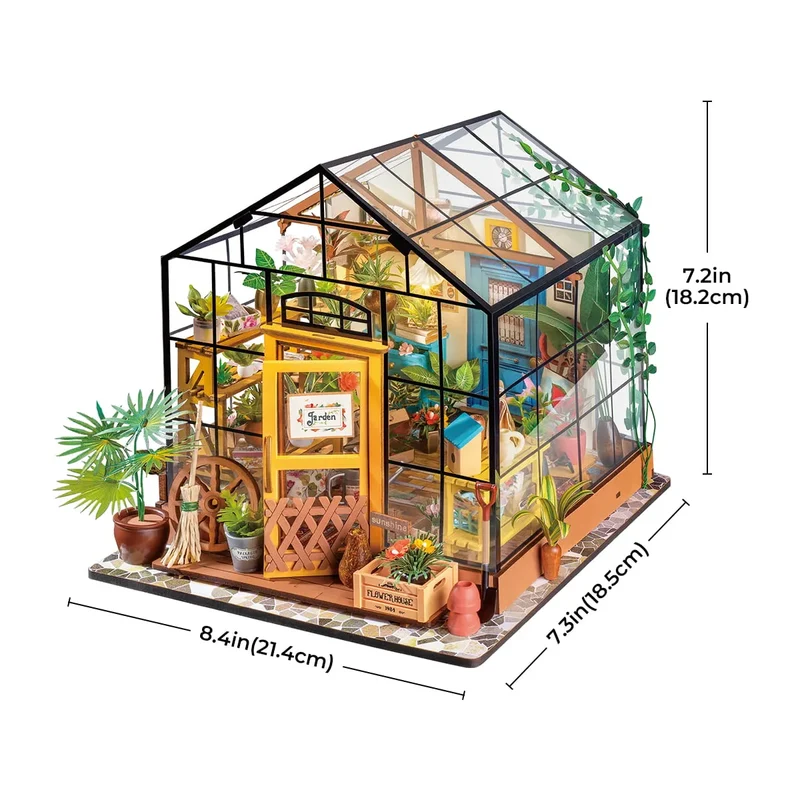 DIY-Set Rolife “Cathy's Flower House” | Holz | Romantisch & Filigran