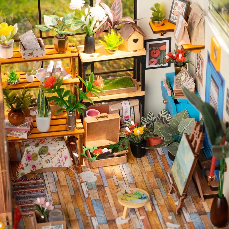 DIY-Set Rolife “Cathy's Flower House” | Holz | Romantisch & Filigran