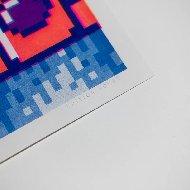 Mega (Din A3) | Edition SCHEE | Risographie