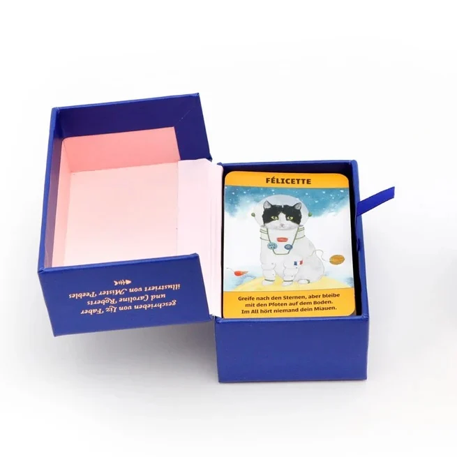 Kartenset "Katzen-Gurus" Mini | Lustiges Spiel für Katzenliebhaber