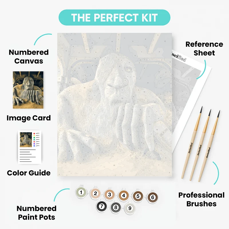 Fremont Troll's Grip - Paint by Numbers Kit